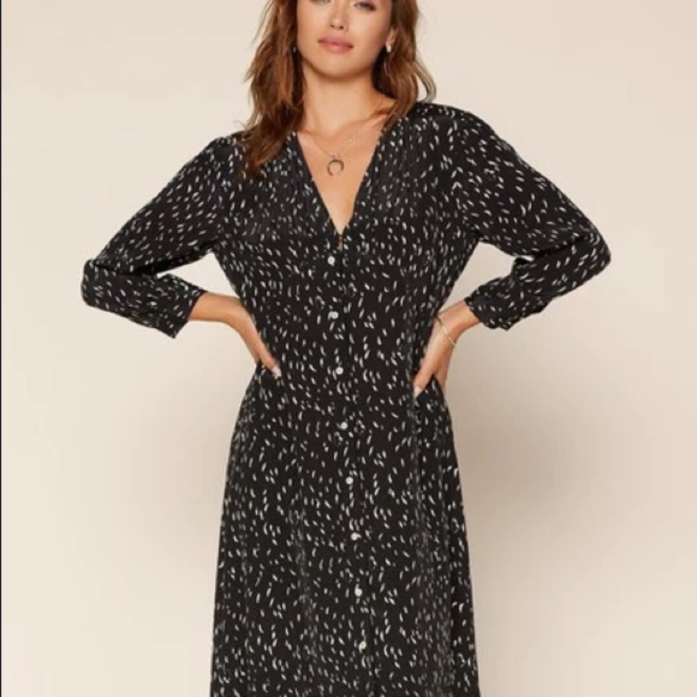 Margaret V Neck Maxi Dress